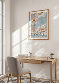 Soft pastel flowers dance in harmonious elegance-8