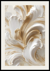 Golf van gouden penseelstreken in elegante beweging-2