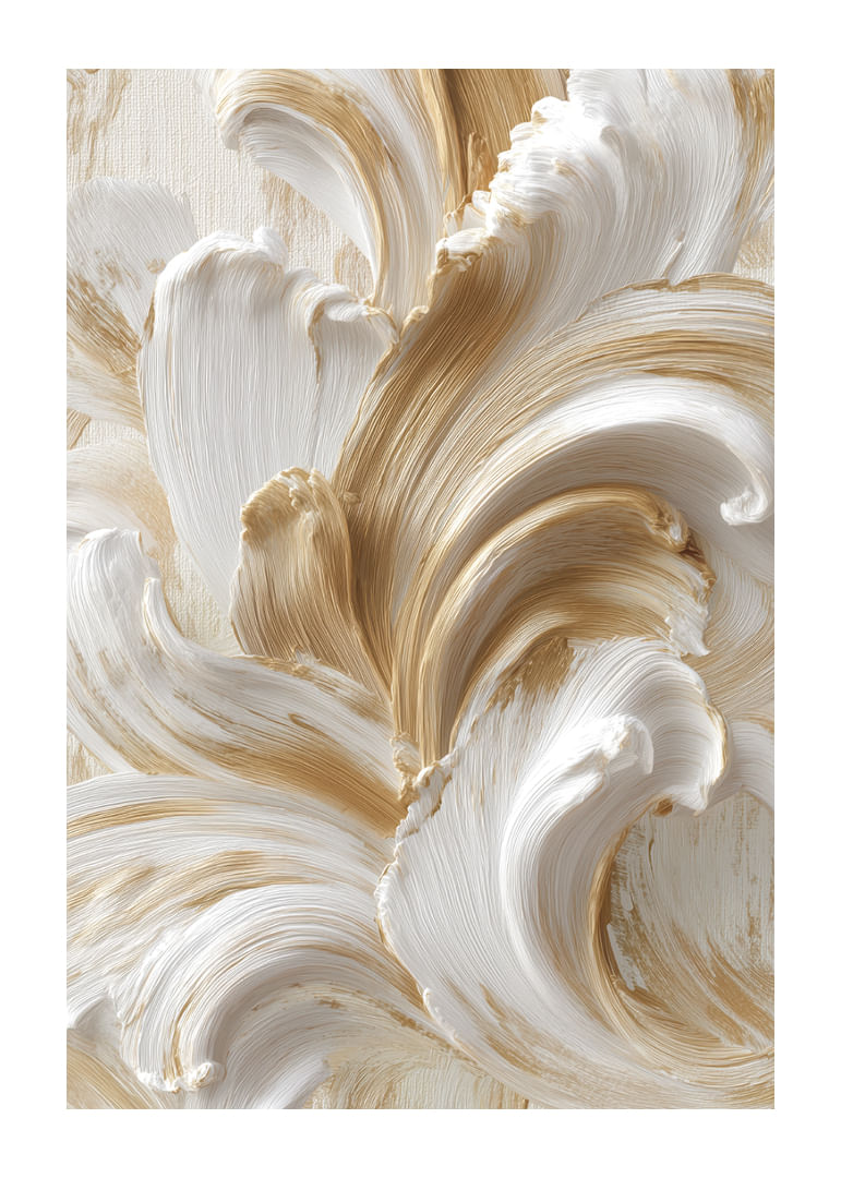 Golf van gouden penseelstreken in elegante beweging-12