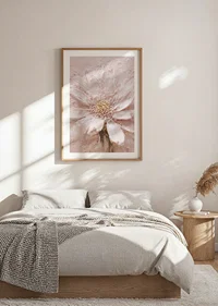 Soft brushstrokes shape a dreamy flower in light pink-8