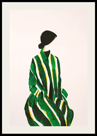 Elegantie en rust in groene en gele tinten-2
