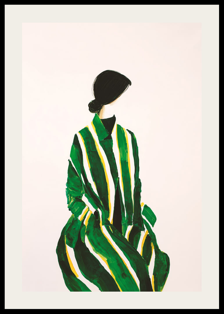 Elegantie en rust in groene en gele tinten-12