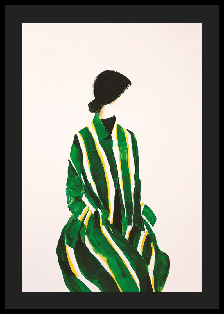 Elegantie en rust in groene en gele tinten-12