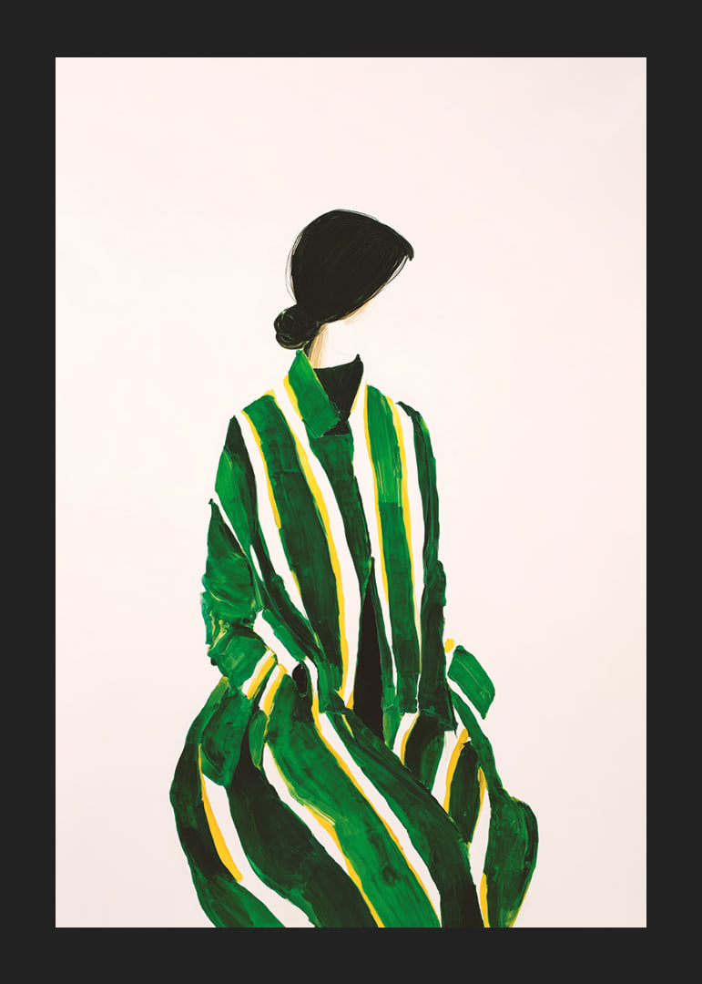 Elegantie en rust in groene en gele tinten-12