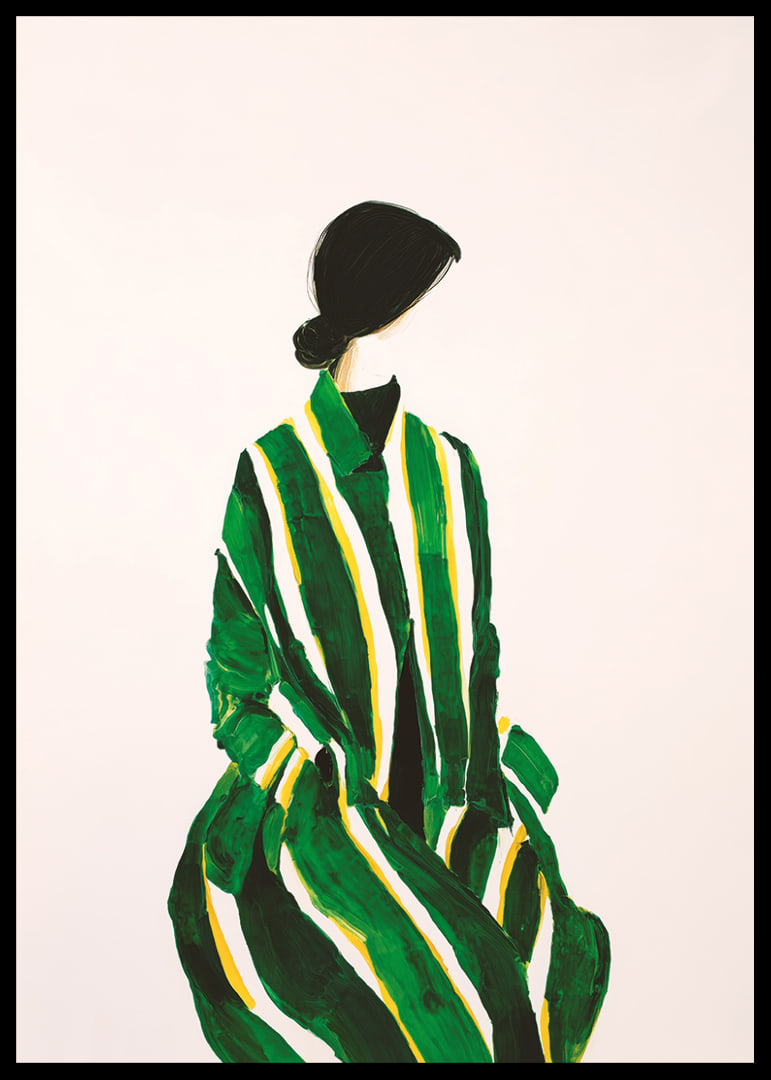 Elegantie en rust in groene en gele tinten-12