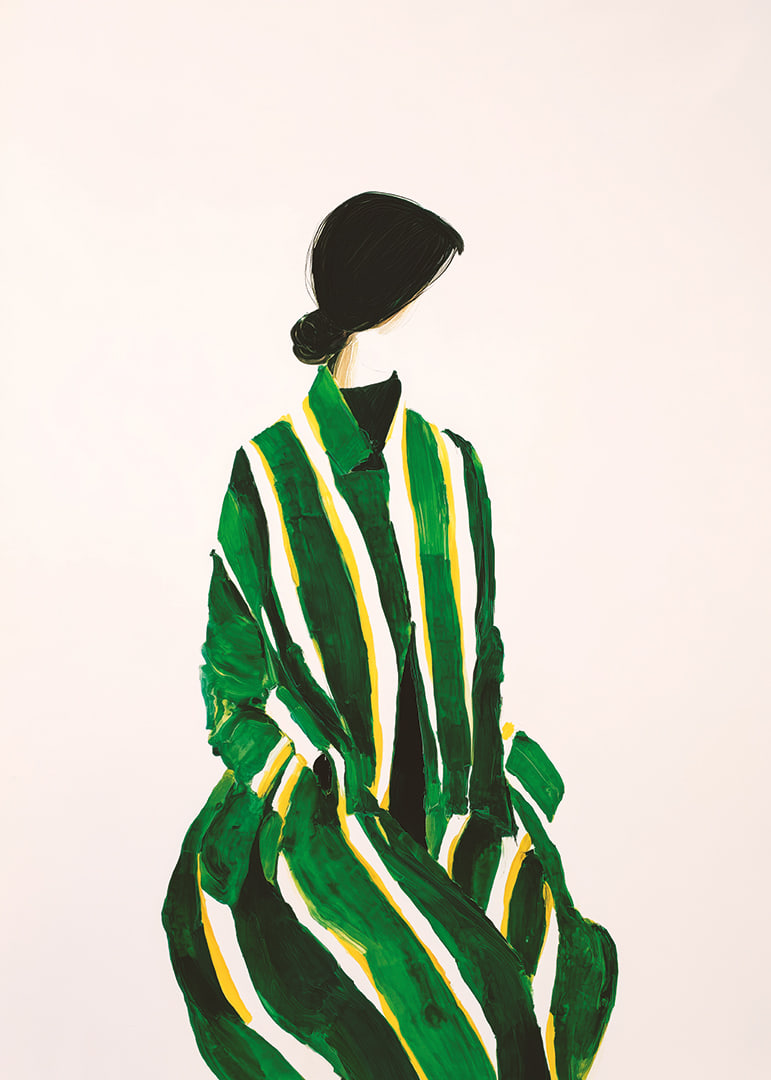 Elegantie en rust in groene en gele tinten-12
