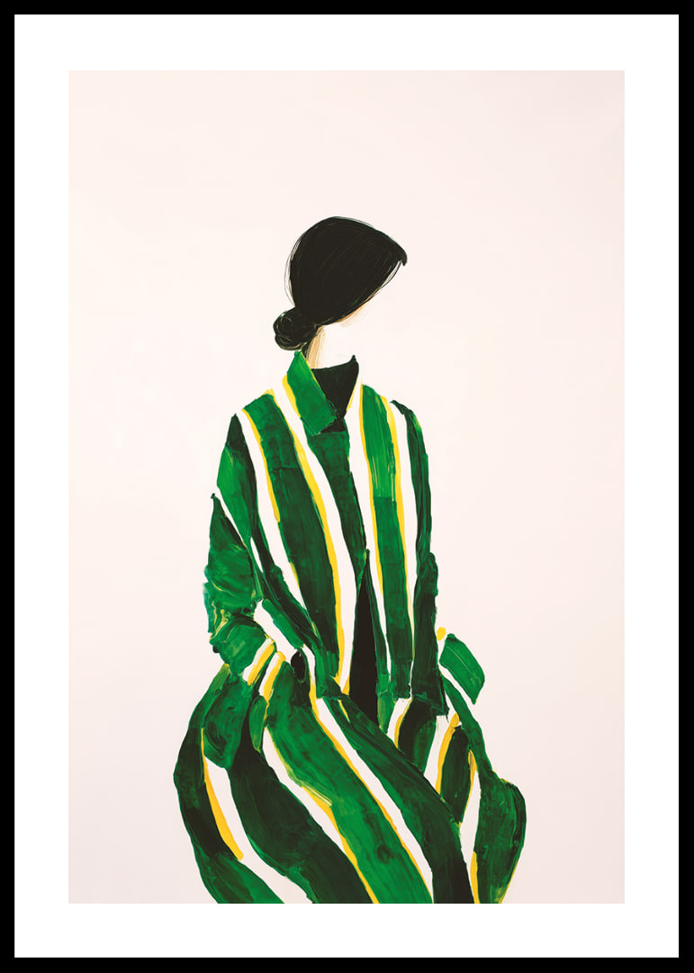 Elegantie en rust in groene en gele tinten-12