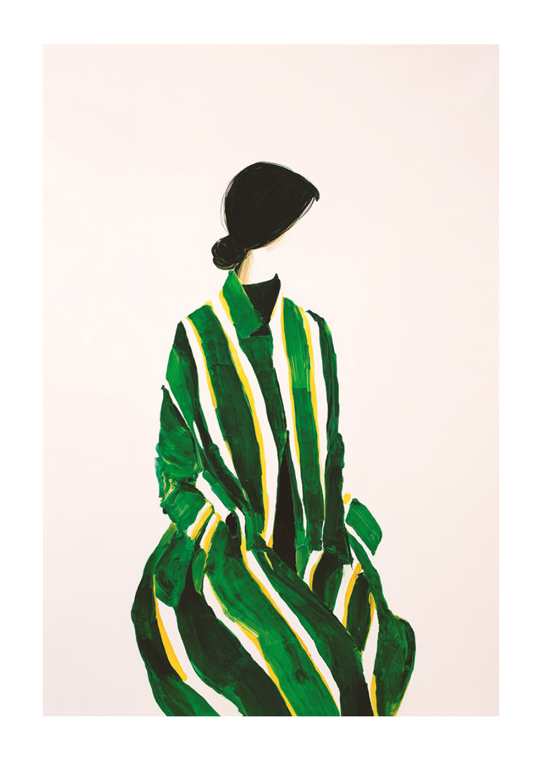 Elegantie en rust in groene en gele tinten-12