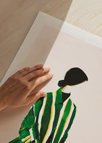 Elegantie en rust in groene en gele tinten-9