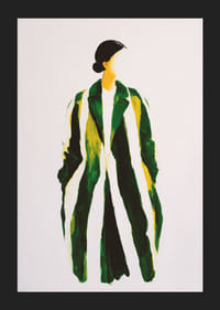 Abstract elegance in green and yellow, which catches the eye-5