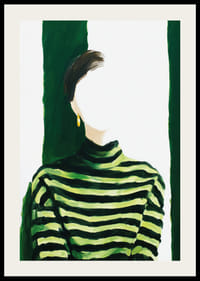 Captivating minimalism with green hues and mystery-2