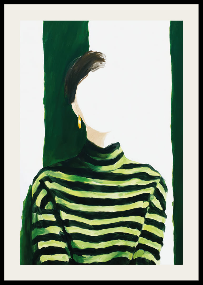 Captivating minimalism with green hues and mystery-12