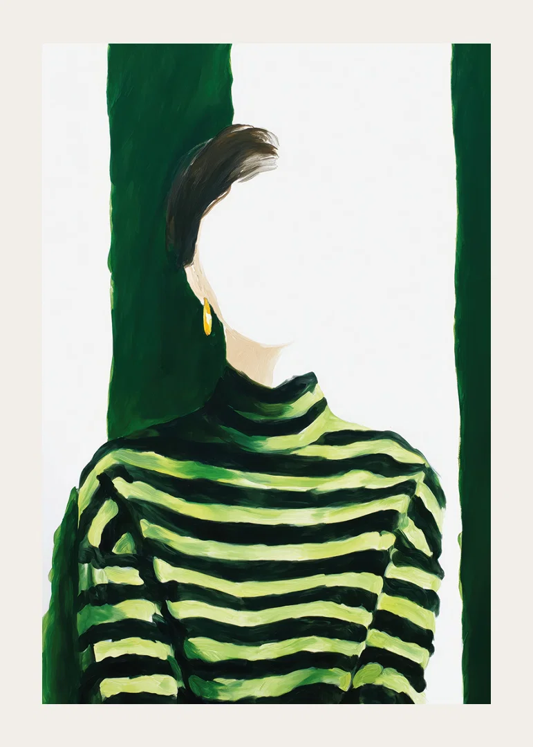 Captivating minimalism with green hues and mystery-12