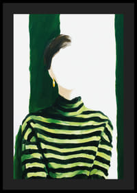 Captivating minimalism with green hues and mystery-4