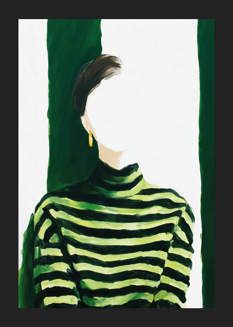 Captivating minimalism with green hues and mystery-12