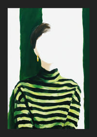 Captivating minimalism with green hues and mystery-5