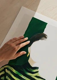 Captivating minimalism with green hues and mystery-9