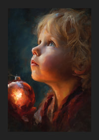 Ein Kind strahlt vor Weihnachtsinspiration-5