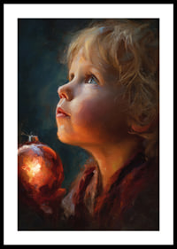 Ein Kind strahlt vor Weihnachtsinspiration-0