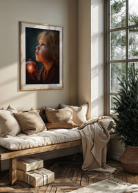 Een kind straalt met kerstinspiratie-4