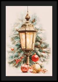 Julstämning med magiskt ljus och dekorationer-4