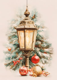 Christmas atmosphere with magical lights and decorations-3