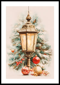 Christmas atmosphere with magical lights and decorations-0