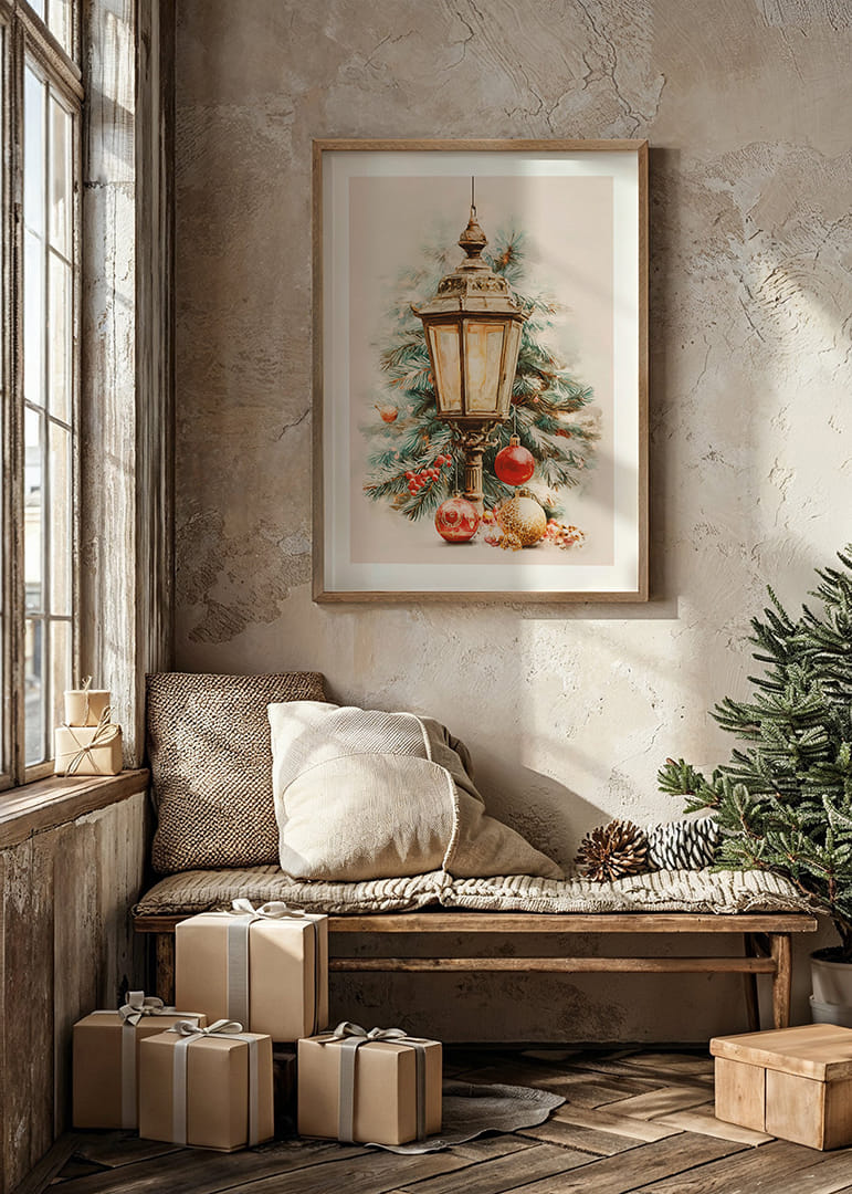 Enchanted Lantern Glow Poster | Christmas | Gallerix.co.uk