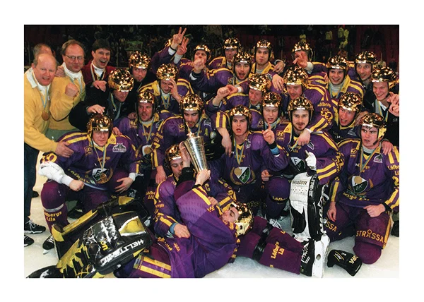 Poster SM-Guld Färjestad BK 1998 No3