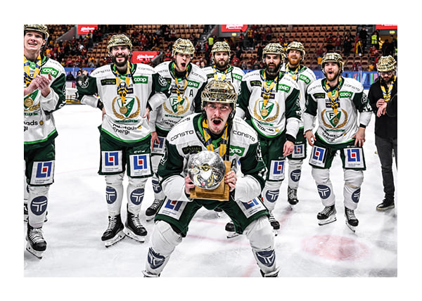 Poster SM-Guld Färjestad BK 2022 No1
