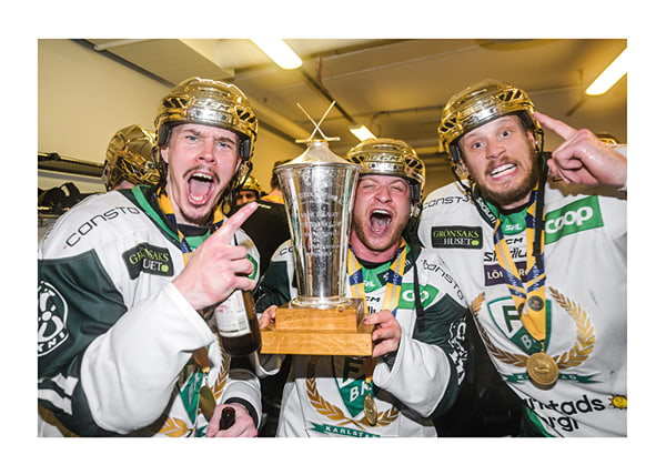 Poster SM-Guld Färjestad BK 2022 No3