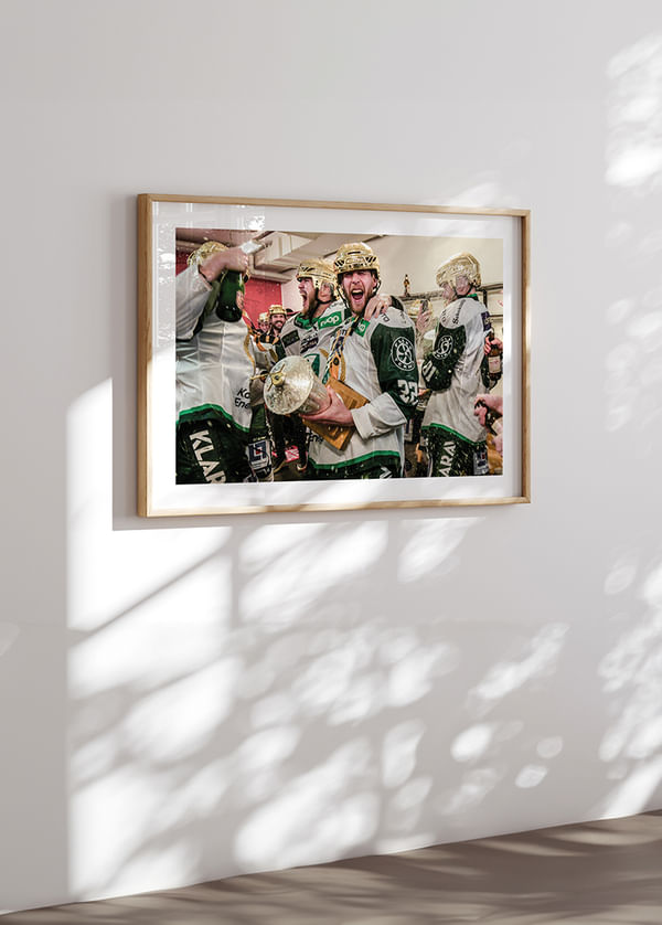 Poster SM-Guld Färjestad BK 2022 No4 crossfade