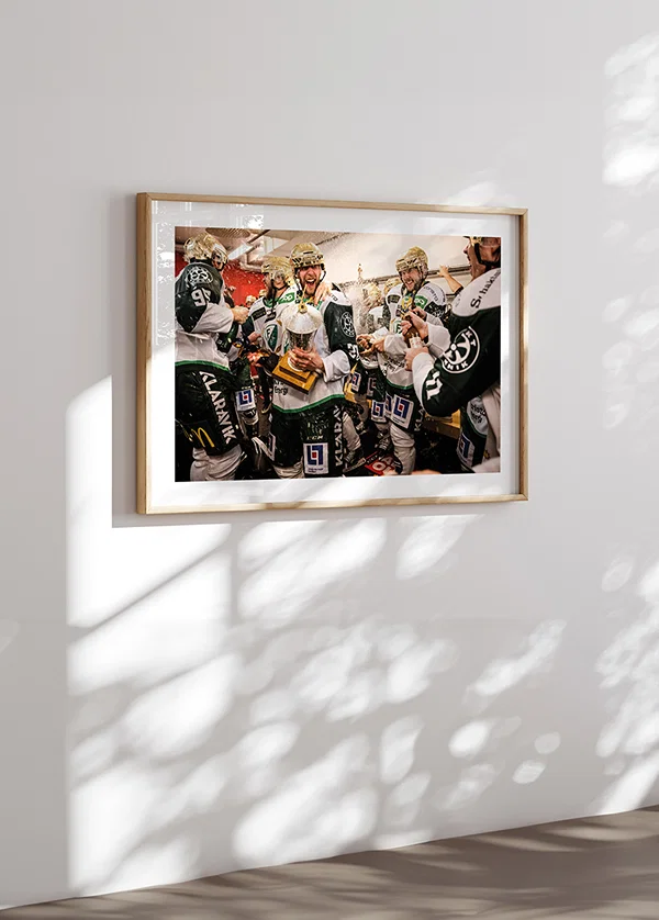 Poster SM-Guld Färjestad BK 2022 No6 crossfade
