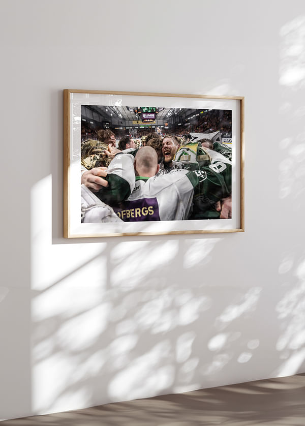 Poster SM-Guld Färjestad BK 2022 No7 crossfade