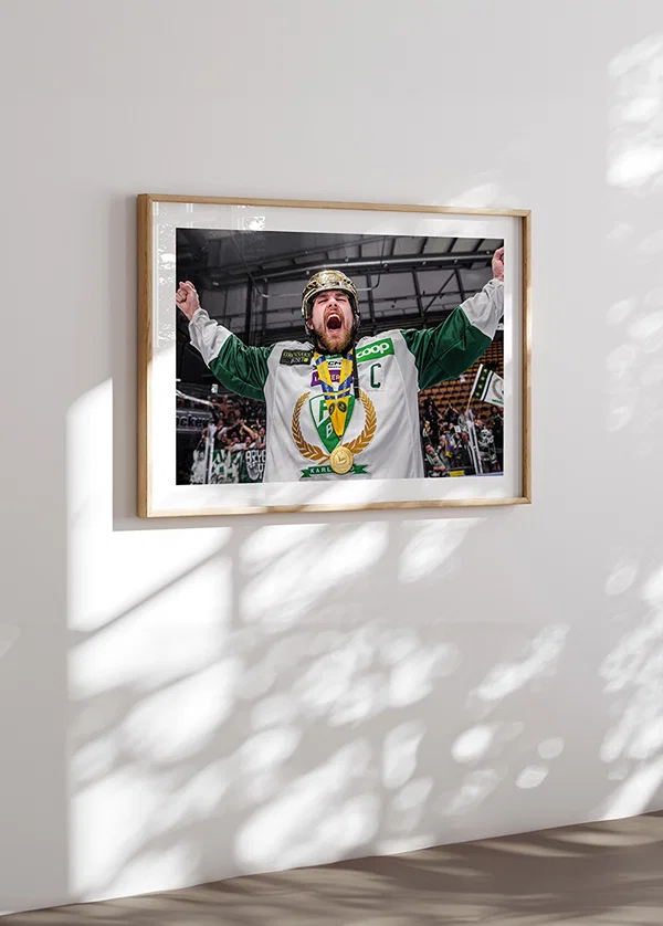 Poster SM-Guld Färjestad BK 2022 No9 crossfade