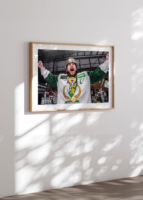 Poster SM-Guld Färjestad BK 2022 No9 crossfade