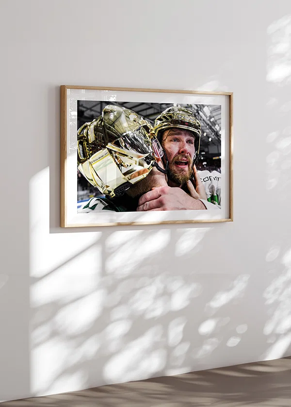 Poster SM-Guld Färjestad BK 2022 No10 crossfade