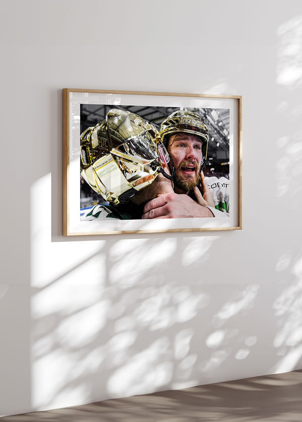 Poster SM-Guld Färjestad BK 2022 No10 crossfade