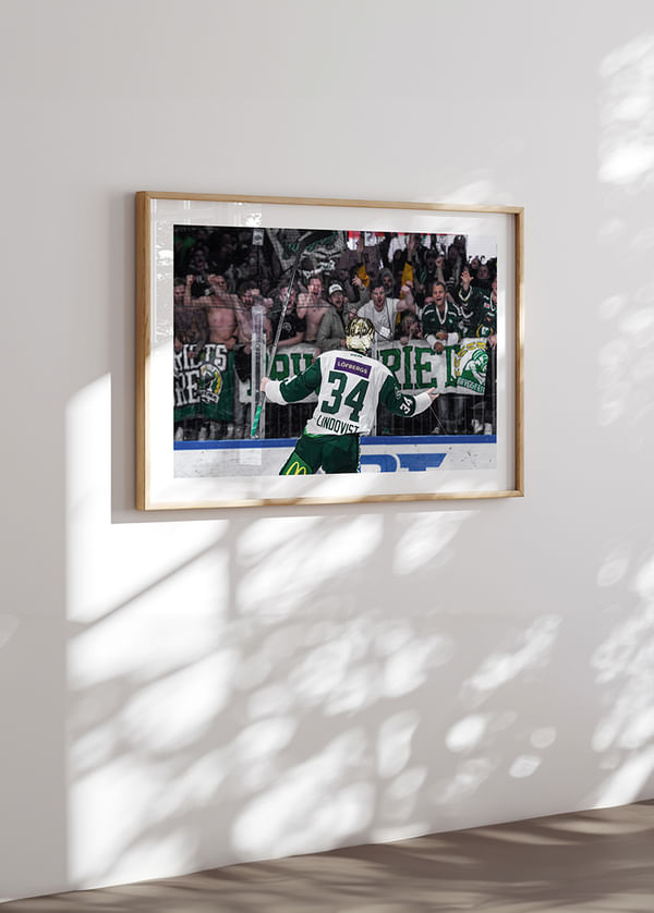 Poster SM-Guld Färjestad BK 2022 No11 crossfade