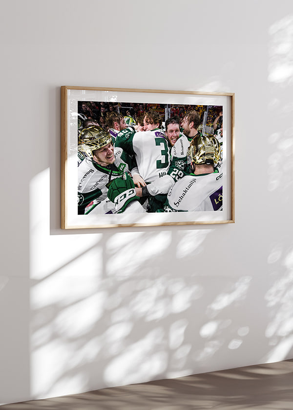 Poster SM-Guld Färjestad BK 2022 No12 crossfade