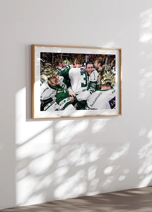 Poster SM-Guld Färjestad BK 2022 No12 crossfade