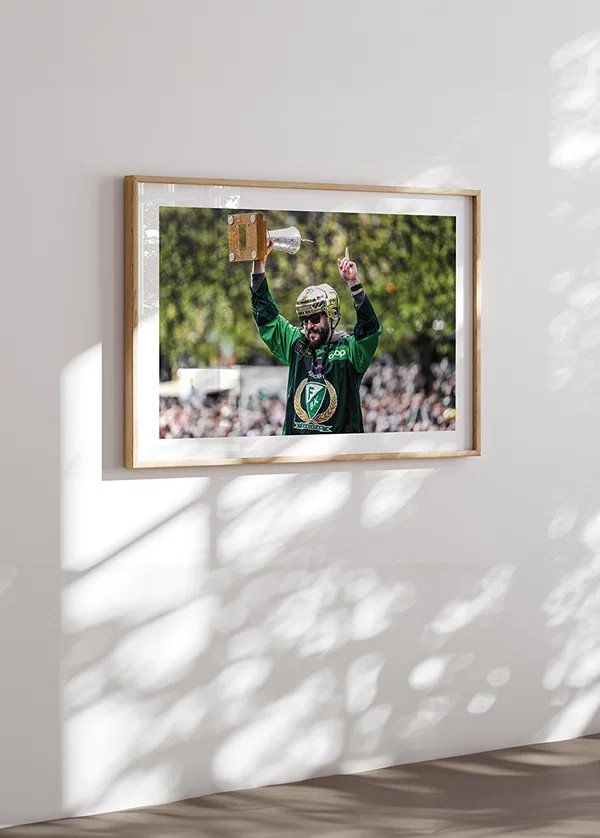 Poster SM-Guld Färjestad BK 2022 No14 crossfade