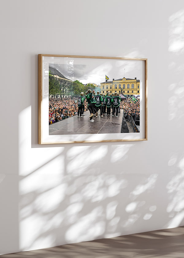 Poster SM-Guld Färjestad BK 2022 No16 crossfade
