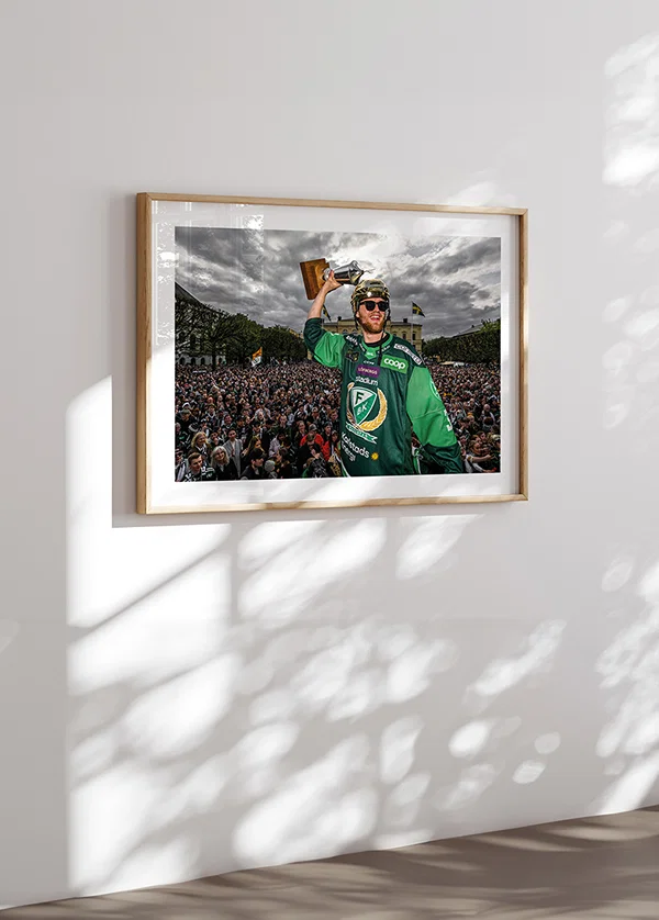 Poster SM-Guld Färjestad BK 2022 No18 crossfade