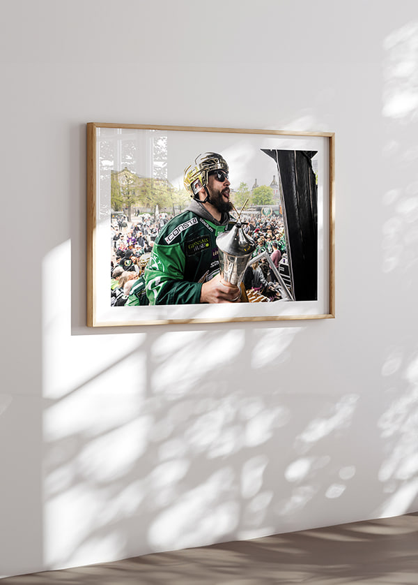 Poster SM-Guld Färjestad BK 2022 No19 crossfade