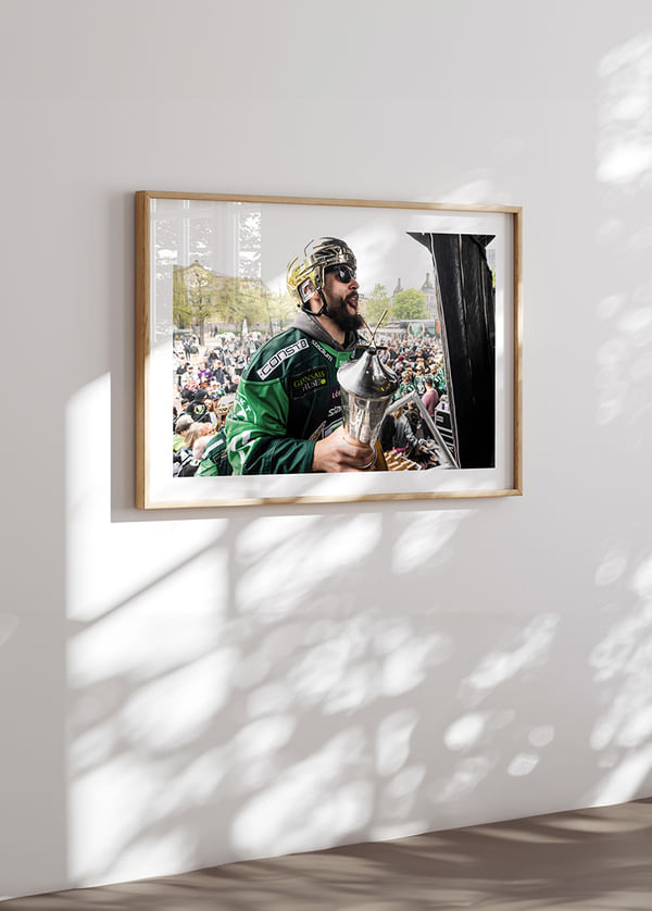 Poster SM-Guld Färjestad BK 2022 No19 crossfade