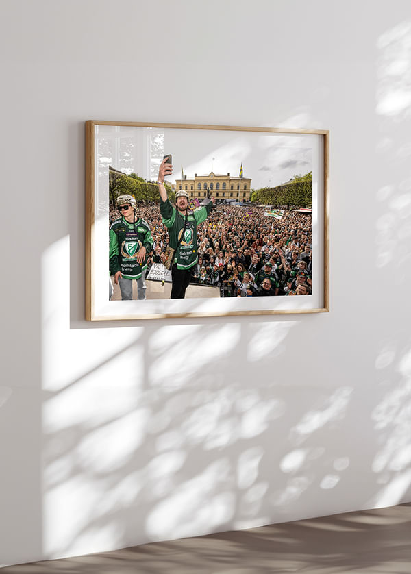 Poster SM-Guld Färjestad BK 2022 No20 crossfade