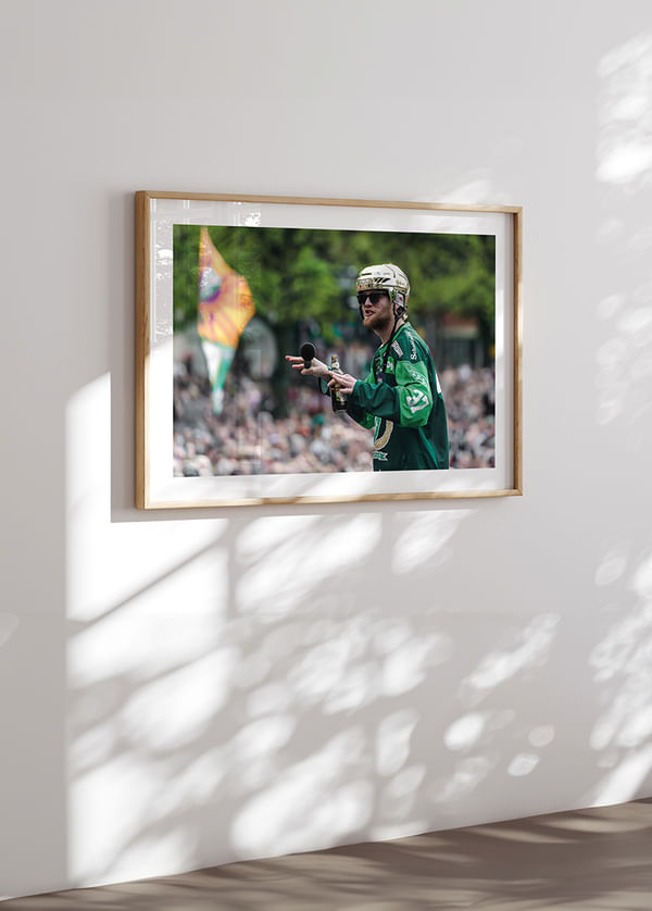 Poster SM-Guld Färjestad BK 2022 No21 crossfade