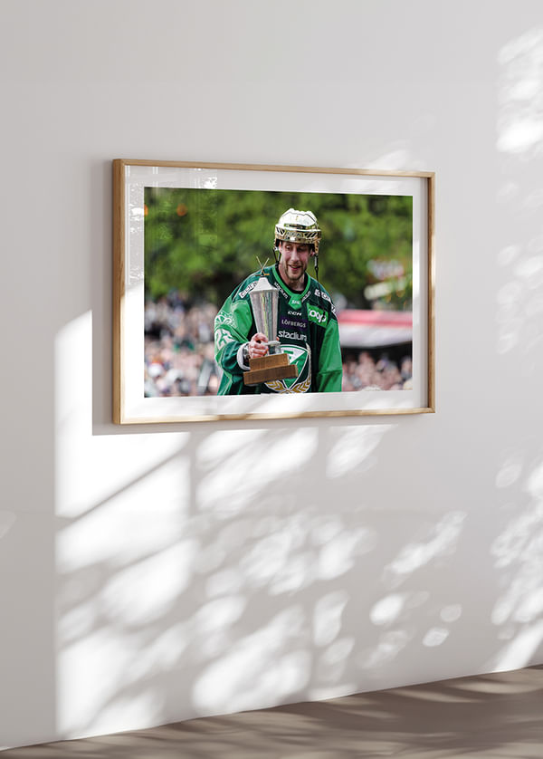 Poster SM-Guld Färjestad BK 2022 No22 crossfade