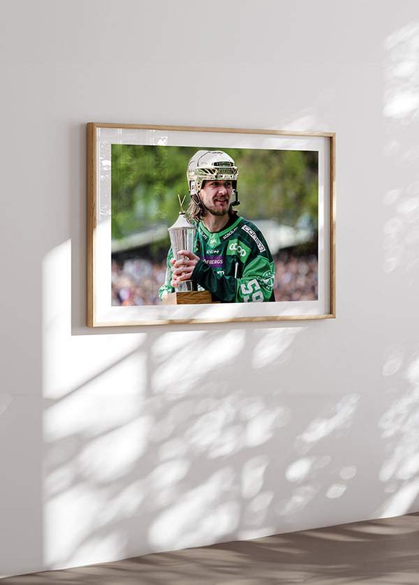 Poster SM-Guld Färjestad BK 2022 No23 crossfade